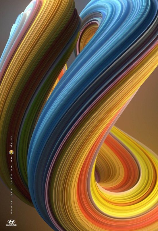 Color Swirl Hyundai Ad