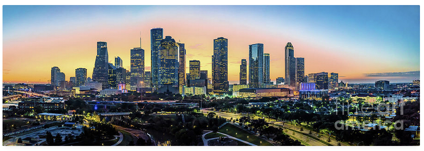 Houston Skyline Glow